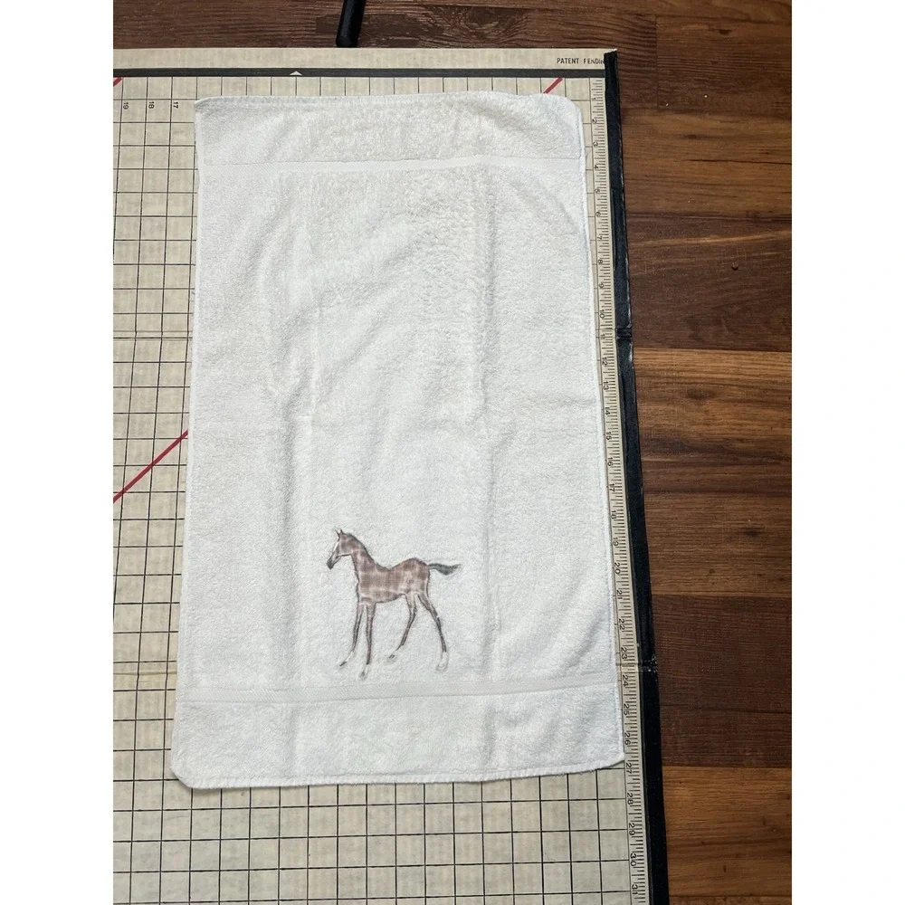 VTG Cannon Royal Classic Family Hand Towels 100% Cotton USA/Western/horse